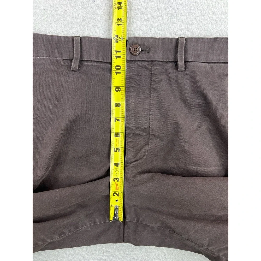 Gap Pants Mens 36x32 Brown Slim Performance Stretch Chino Casual Office